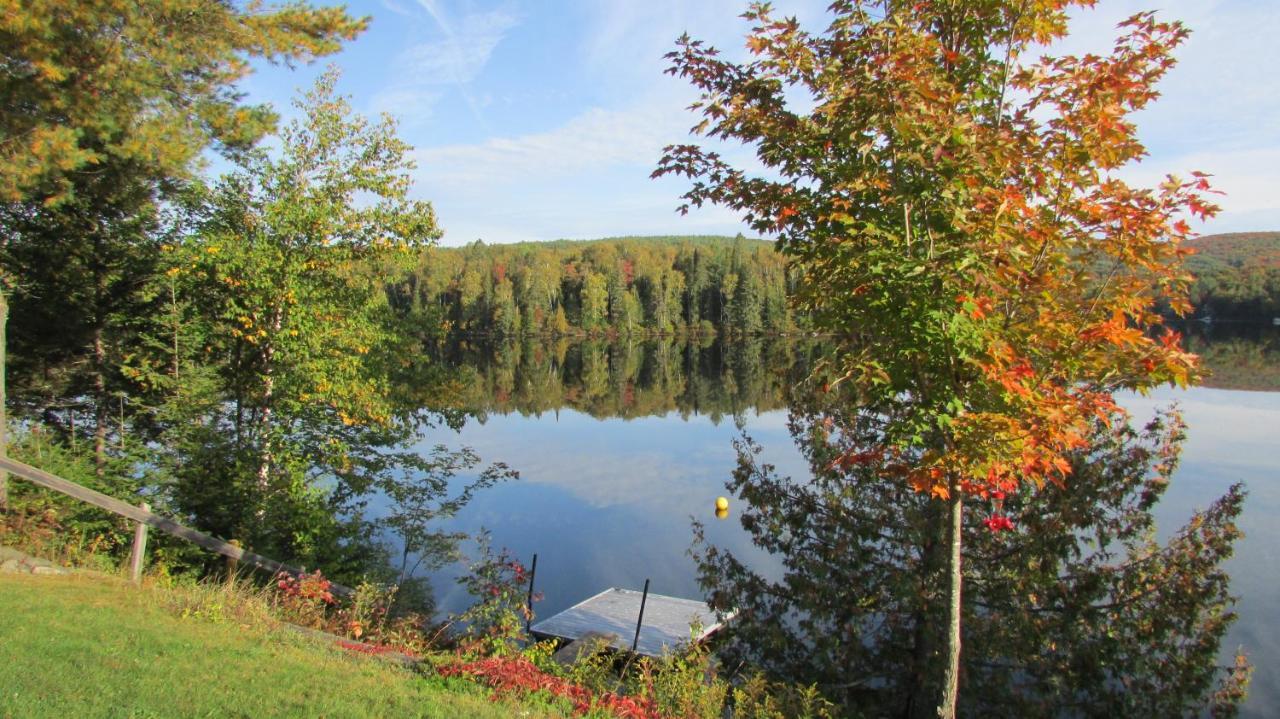 Motel Ours Bleu Lac-Saguay Exteriör bild